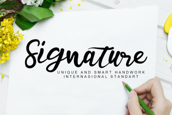 Sunflower Font Poster 2