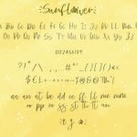 Sunflower Font Poster 9