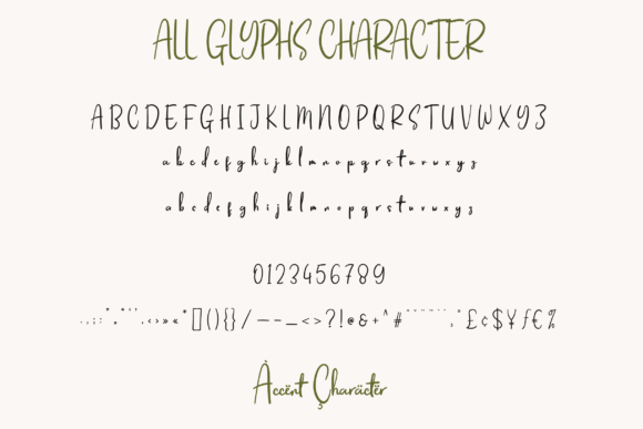 Sunflower Spring Font Poster 10