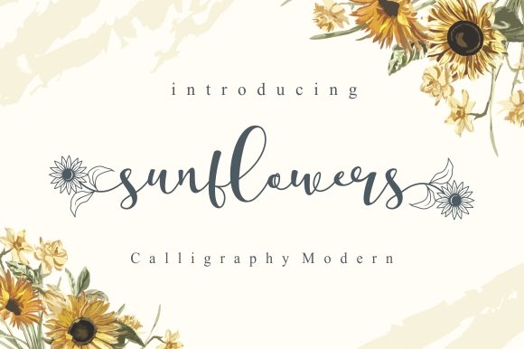 Sunflowers Font