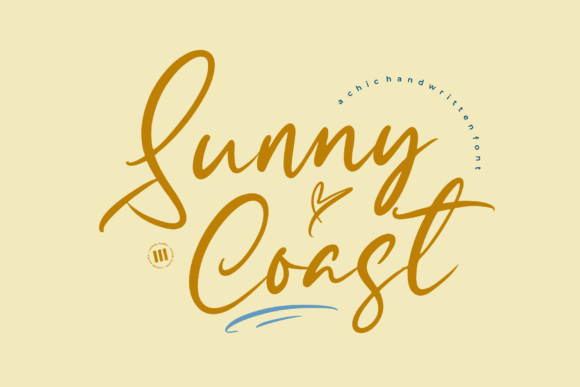 Sunny Coast Font Poster 1
