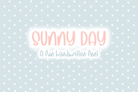 Sunny Day Font Poster 1