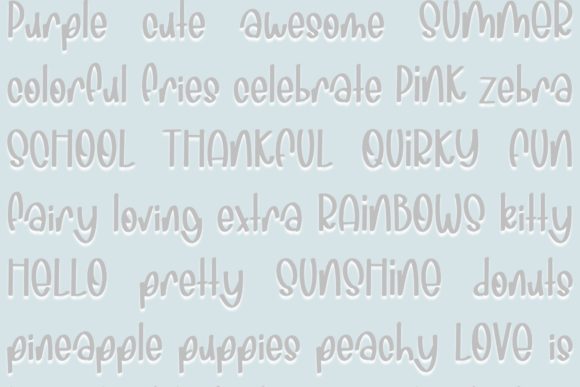 Sunny Day Font Poster 3