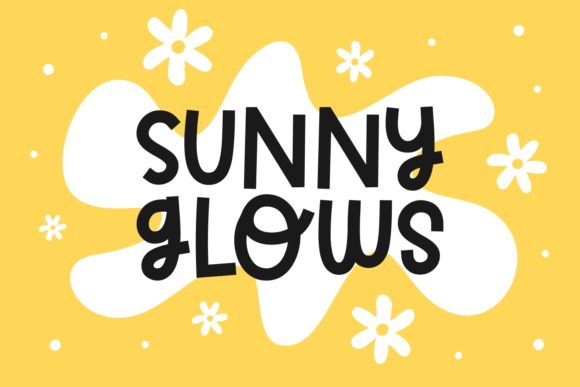 Sunny Glows Font Poster 1