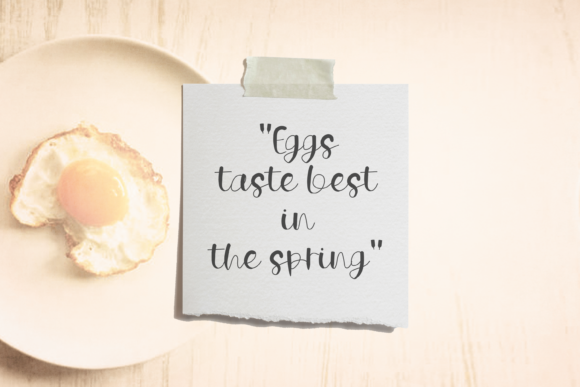 Sunny Side Up Font Poster 2