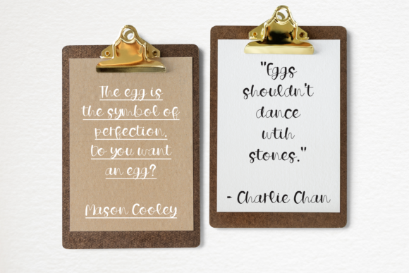 Sunny Side Up Font Poster 3