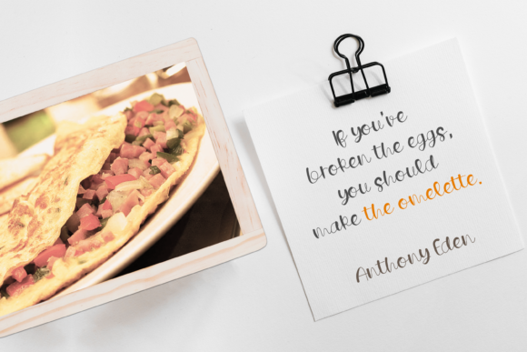 Sunny Side Up Font Poster 4