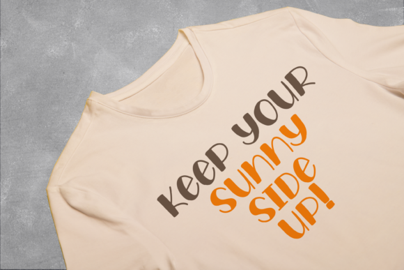 Sunny Side Up Font Poster 6