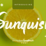 Sunquish Font Poster 1
