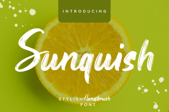 Sunquish Font Poster 1