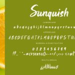 Sunquish Font Poster 7