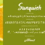 Sunquish Font Poster 7