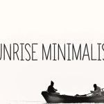 Sunrise Minimalist Font Poster 1