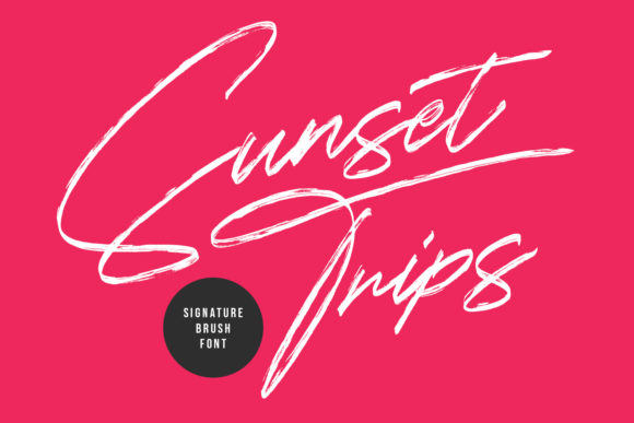 Sunset Trips Font