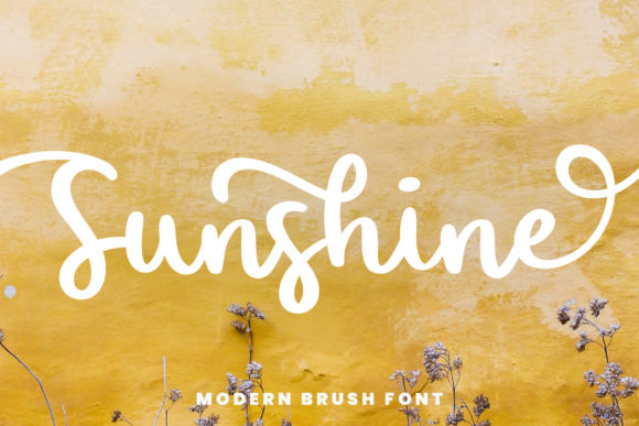 Sunshine Font Poster 1