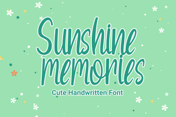 Sunshine Memories Font Poster 1