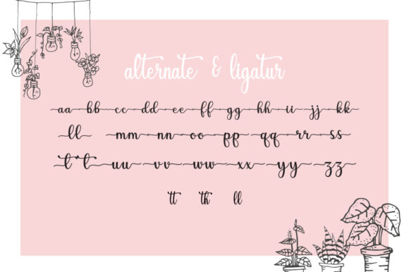Sunshine Olivia Font Poster 8