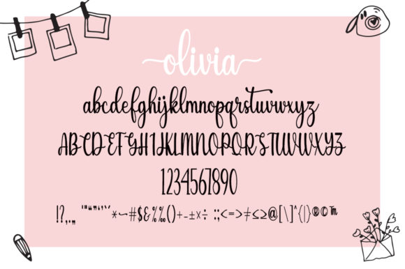 Sunshine Olivia Font Poster 9
