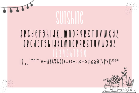 Sunshine Olivia Font Poster 10