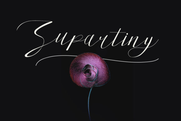 Supartiny Font Poster 1