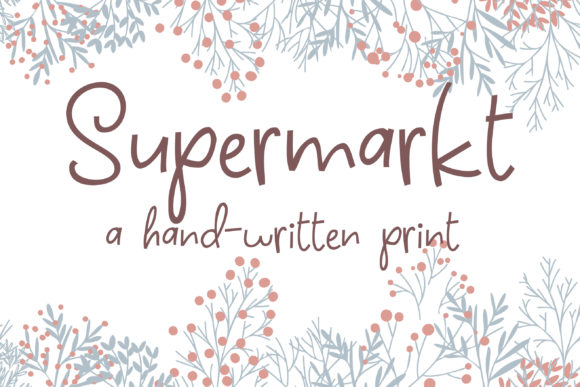 Supermarkt Font Poster 1