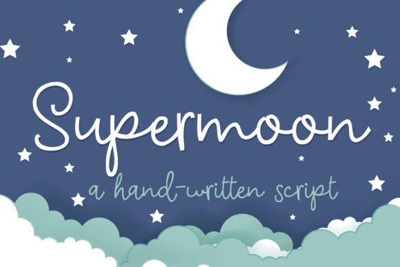 Supermoon Font Poster 1