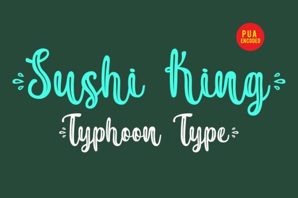 Sushi King Font Poster 1