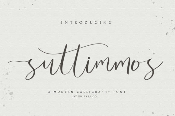 Suttimmos Font Poster 1