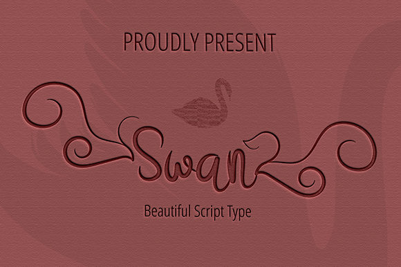 Swan Font Poster 1