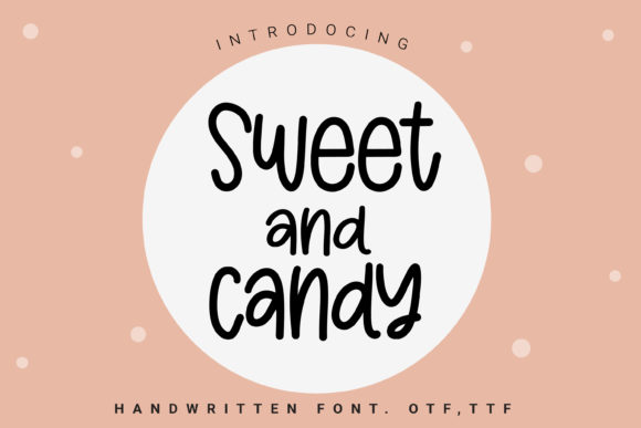 Sweet and Candy Font Poster 1