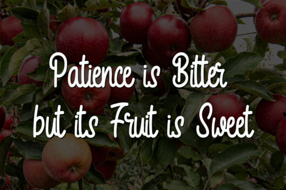 Sweet Apple Font Poster 3