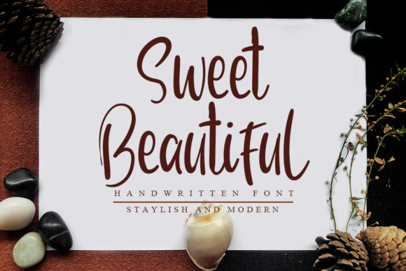 Sweet Beautiful Font Poster 1