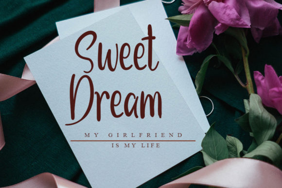Sweet Beautiful Font Poster 3