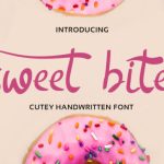 Sweet Bites Font Poster 1