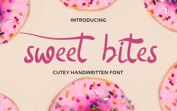 Sweet Bites Font Poster 1