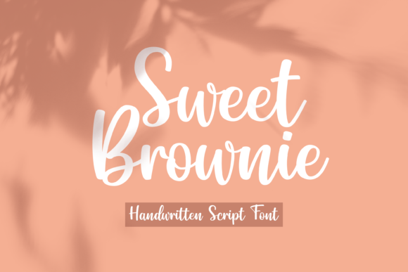 Sweet Brownie Font Poster 1