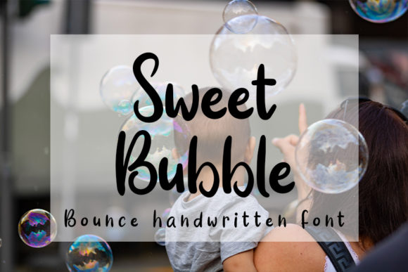 Sweet Bubble Font Poster 1