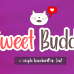 Sweet Buddy Font Poster 1