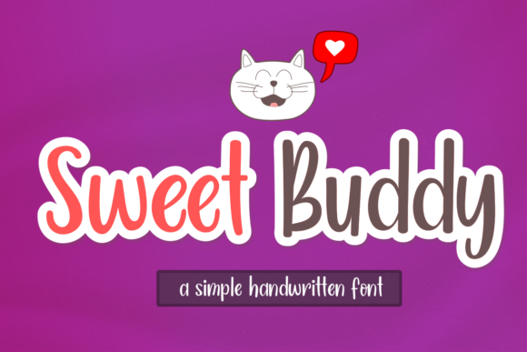 Sweet Buddy Font Poster 1