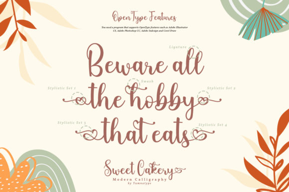 Sweet Cakery Font Poster 6