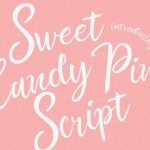 Sweet Candy Pink Font Poster 1