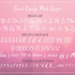 Sweet Candy Pink Font Poster 15