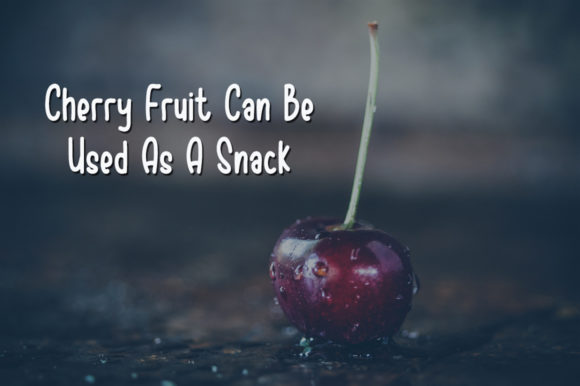 Sweet Cherry Font Poster 2