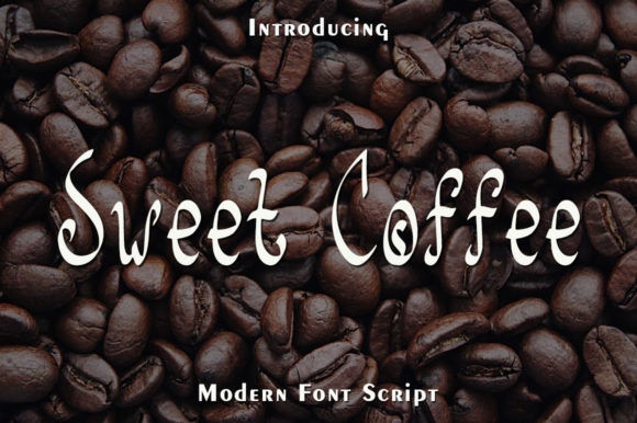 Sweet Coffee Font Poster 1