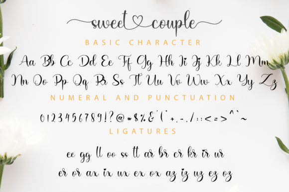 Sweet Couple Font Poster 11