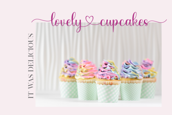Sweet Couple Font Poster 7