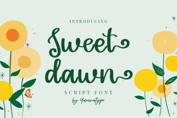 Sweet Dawn Font Poster 1