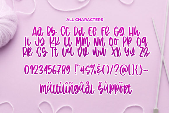 Sweet Doughnut Font Poster 6