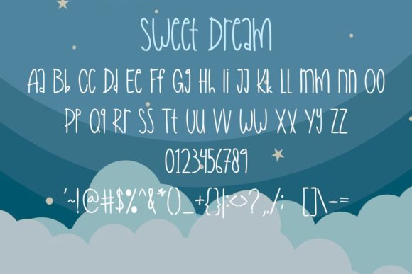 Sweet Dream Font Poster 5