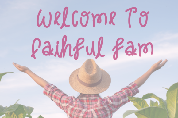 Sweet Farmyard Font Poster 2